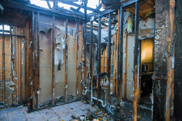 Professional Emergency Fire Cleanup technician working in Guernsey, WY